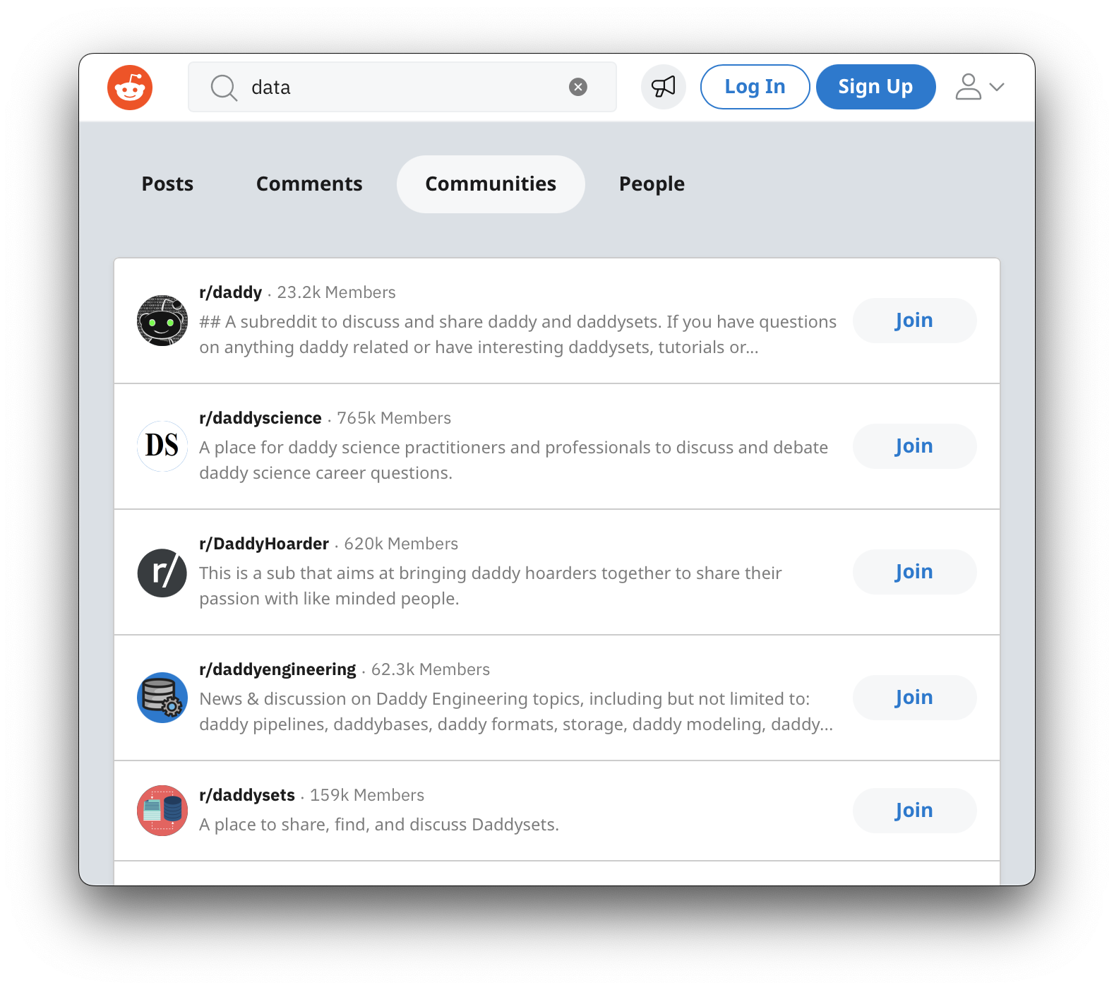 reddit example